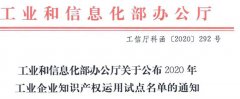 中譽鼎力入選工業(yè)企業(yè)知識產(chǎn)權(quán)運用試點企業(yè)名單！